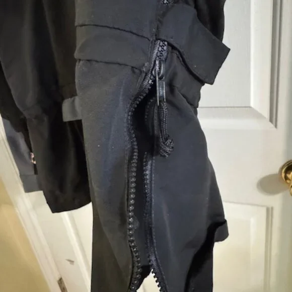 Moose Racing Utility Jacket Anorak Gorpcore Tech Black Gray Dirt Bike/Snowmobile - Picture 6 of 14